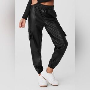 Alo leather joggers
